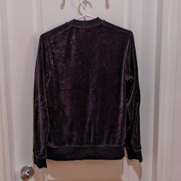 puma black terry track jacket (large) - Picture 2 of 6